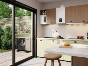 pompe à chaleur dans cuisine